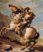 Jacques-Louis David Napoleon Crossing the Alps oil painting artist